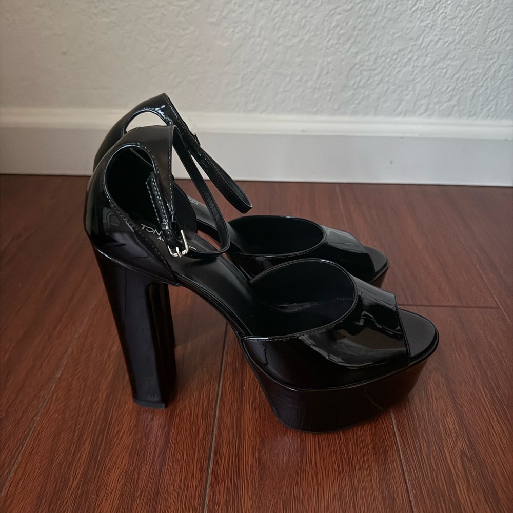Tony Bianco Jayze Patent Platform Heels - Picture 3 of 3